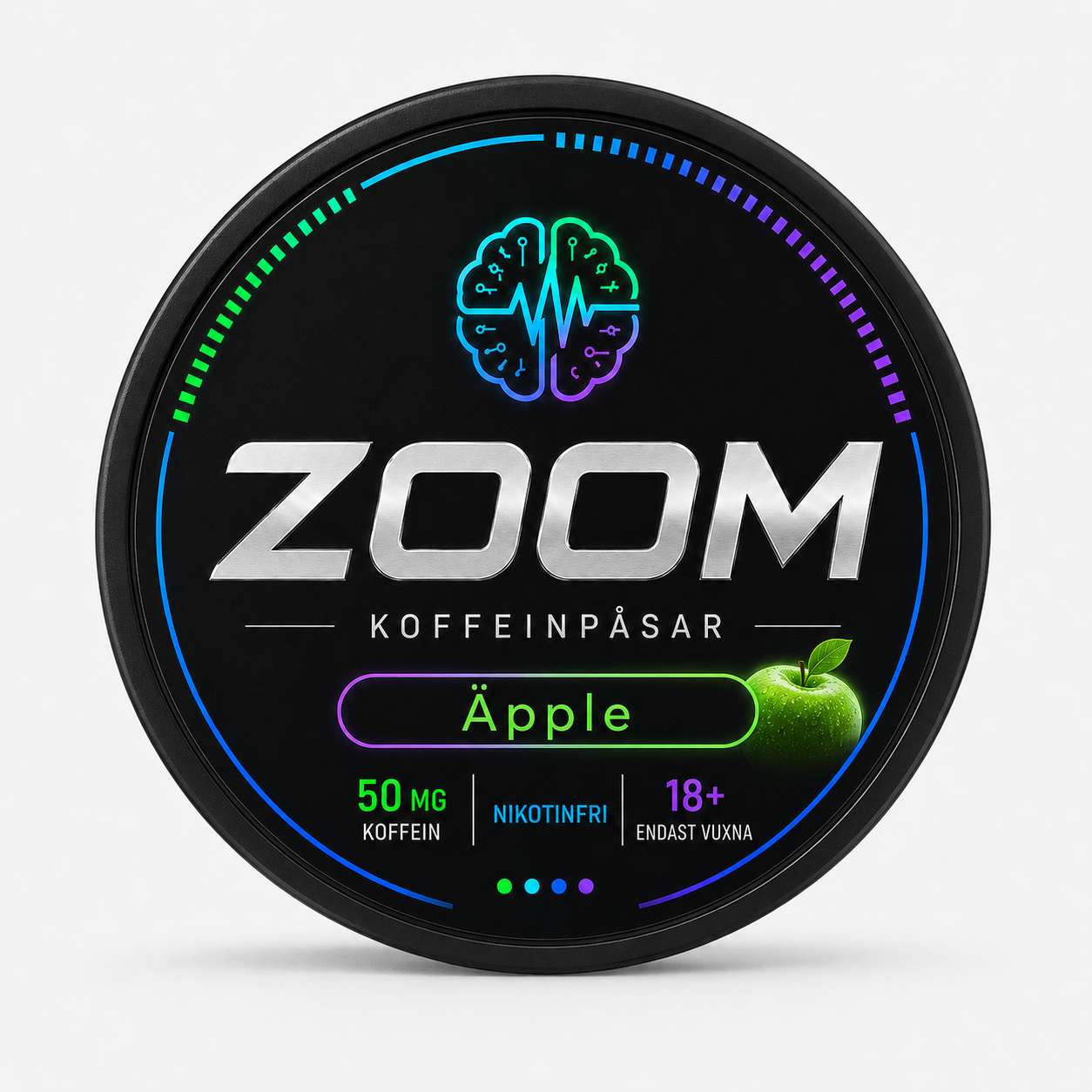 ZOOM Äpple Koffeinsnus